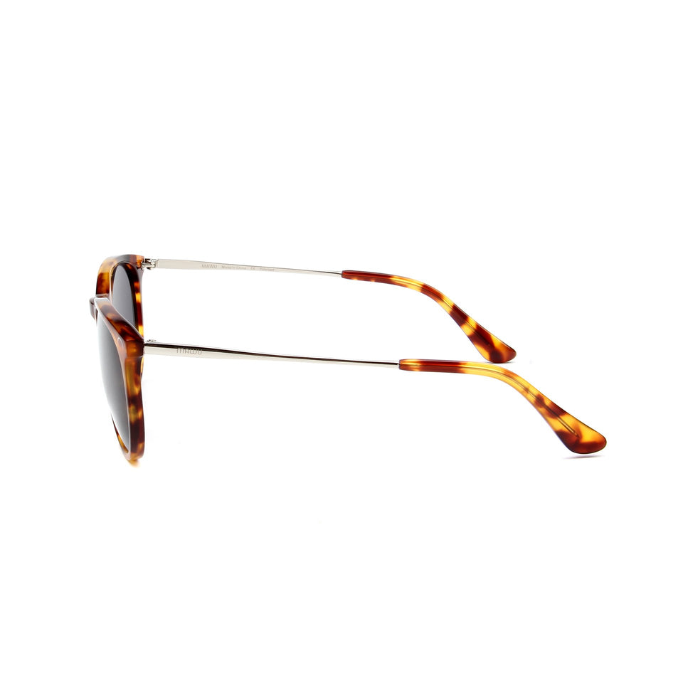 Ovea Tortoise - Side View - Dark Grey lens - Mawu sunglasses
