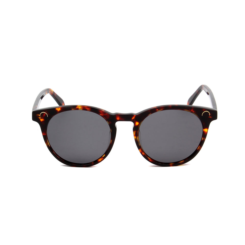 Maré Tortoise - Front View - Grey lens - Mawu sunglasses
