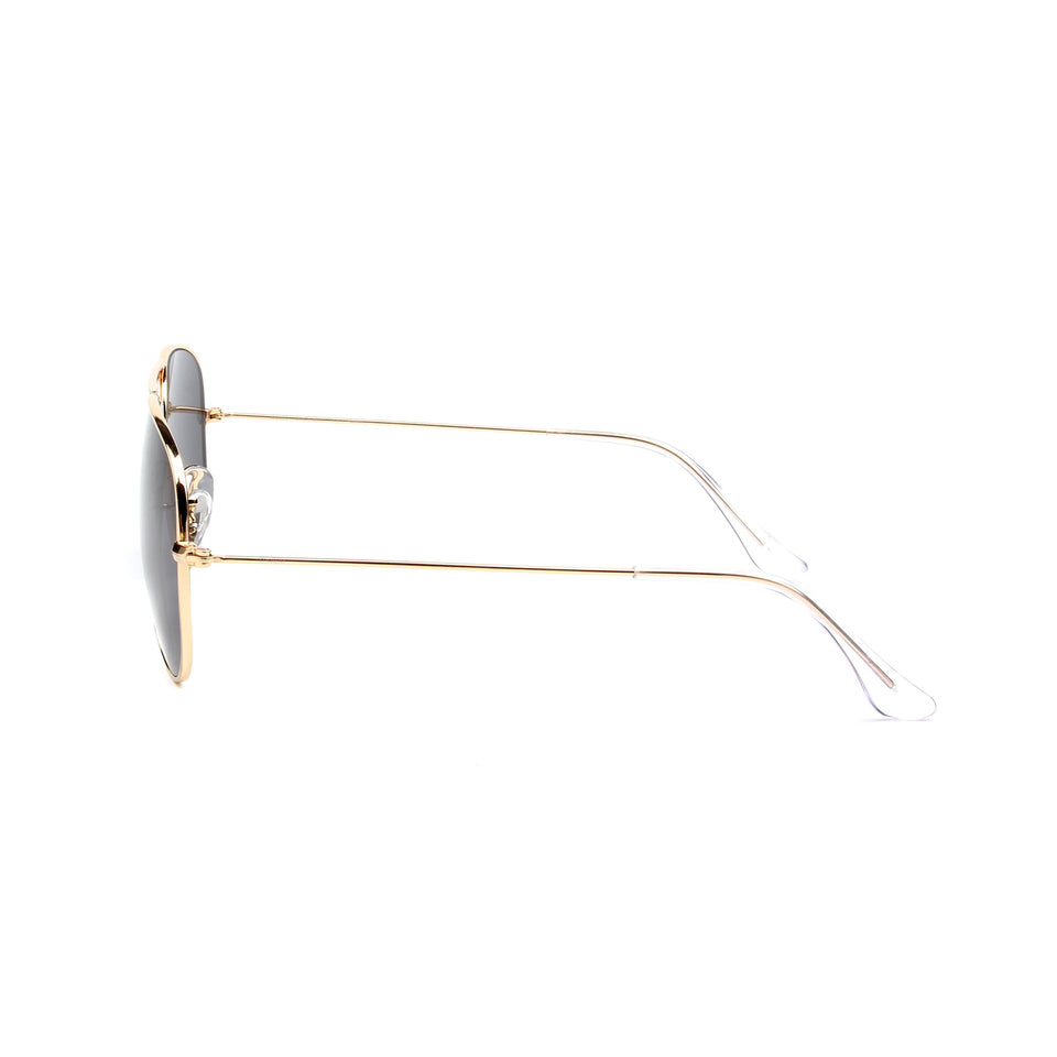 Rafale Gold - Side View - Dark Grey lens - Mawu sunglasses