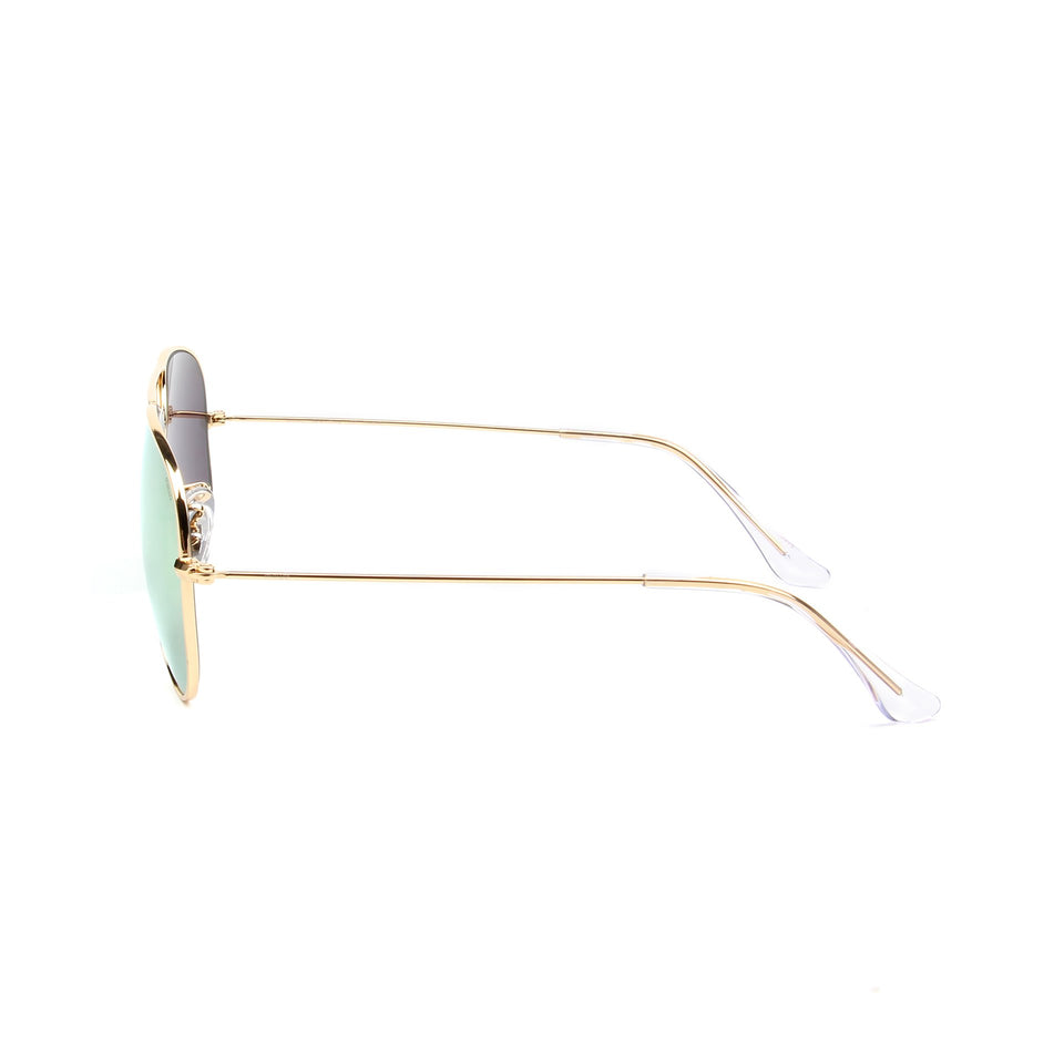 Rafale Gold - Side View - Gold Mirror lens - Mawu sunglasses