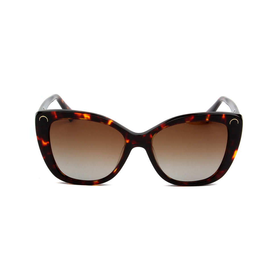 Serene Gold Tortoise - Front View - Brown Gradient lens - Mawu sunglasses